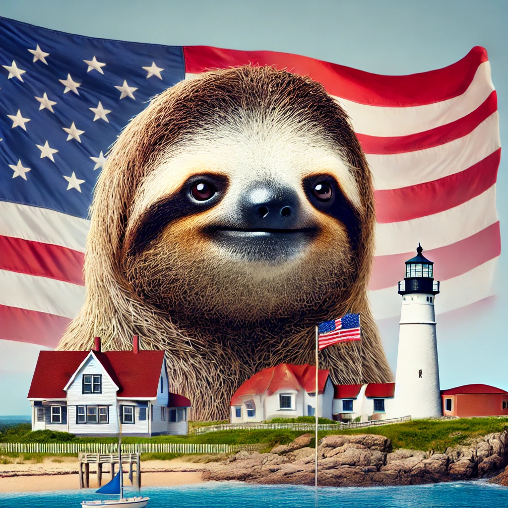 Cape Cod themed US election poster